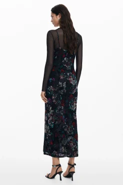 Vestidos E Macacões<Desigual Vestido combinado em mesh