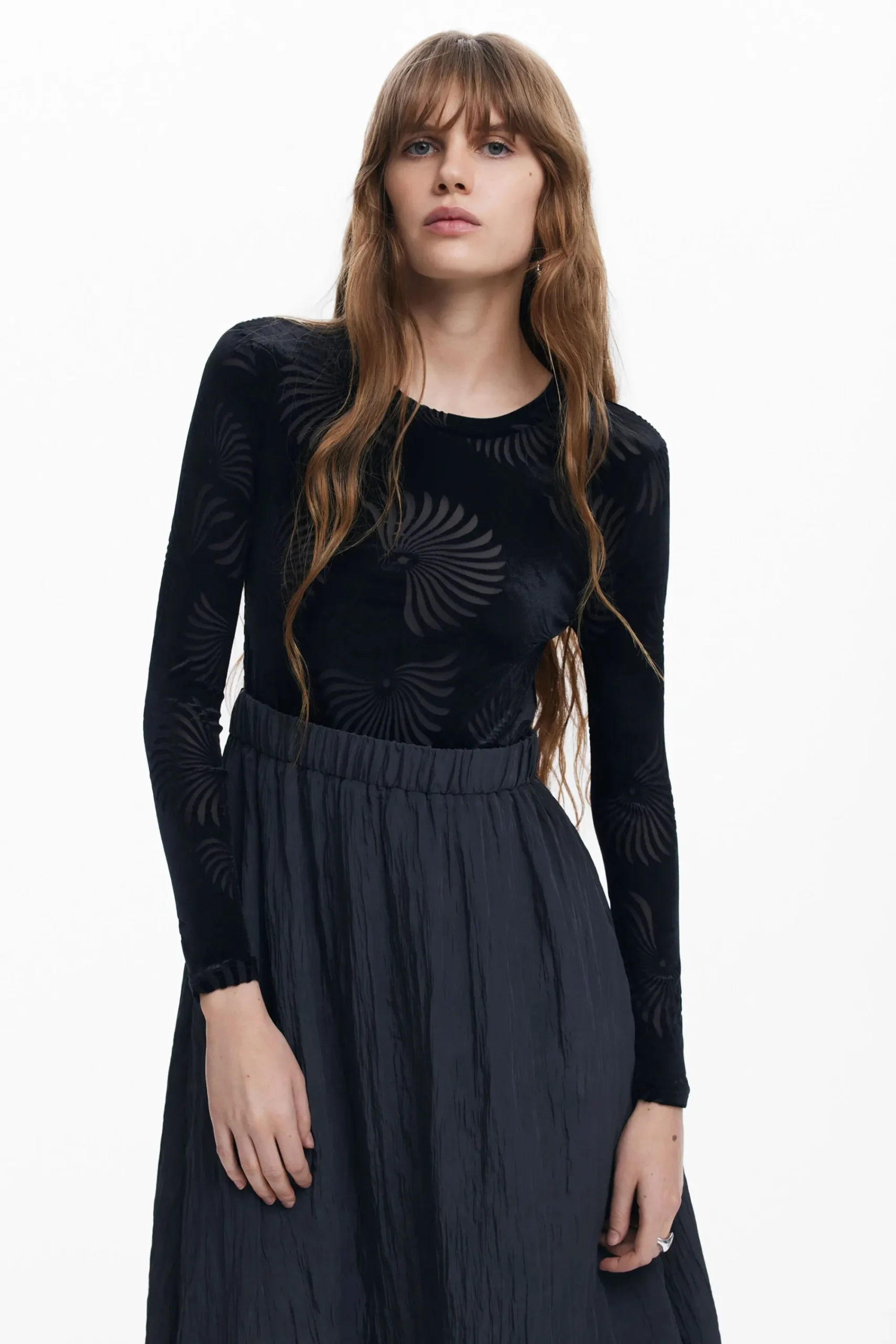 Vestidos E Macacões<Desigual Vestido combinado estampado