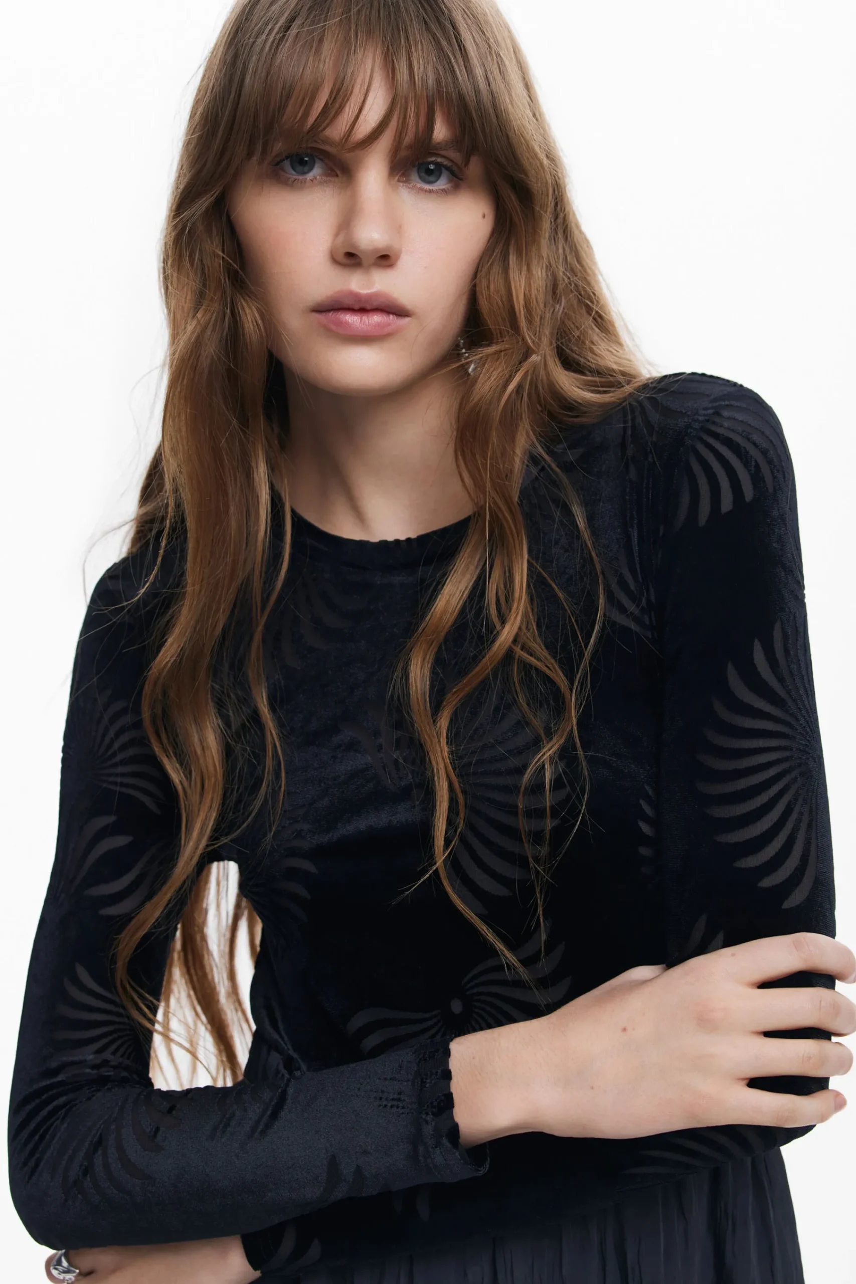 Vestidos E Macacões<Desigual Vestido combinado estampado