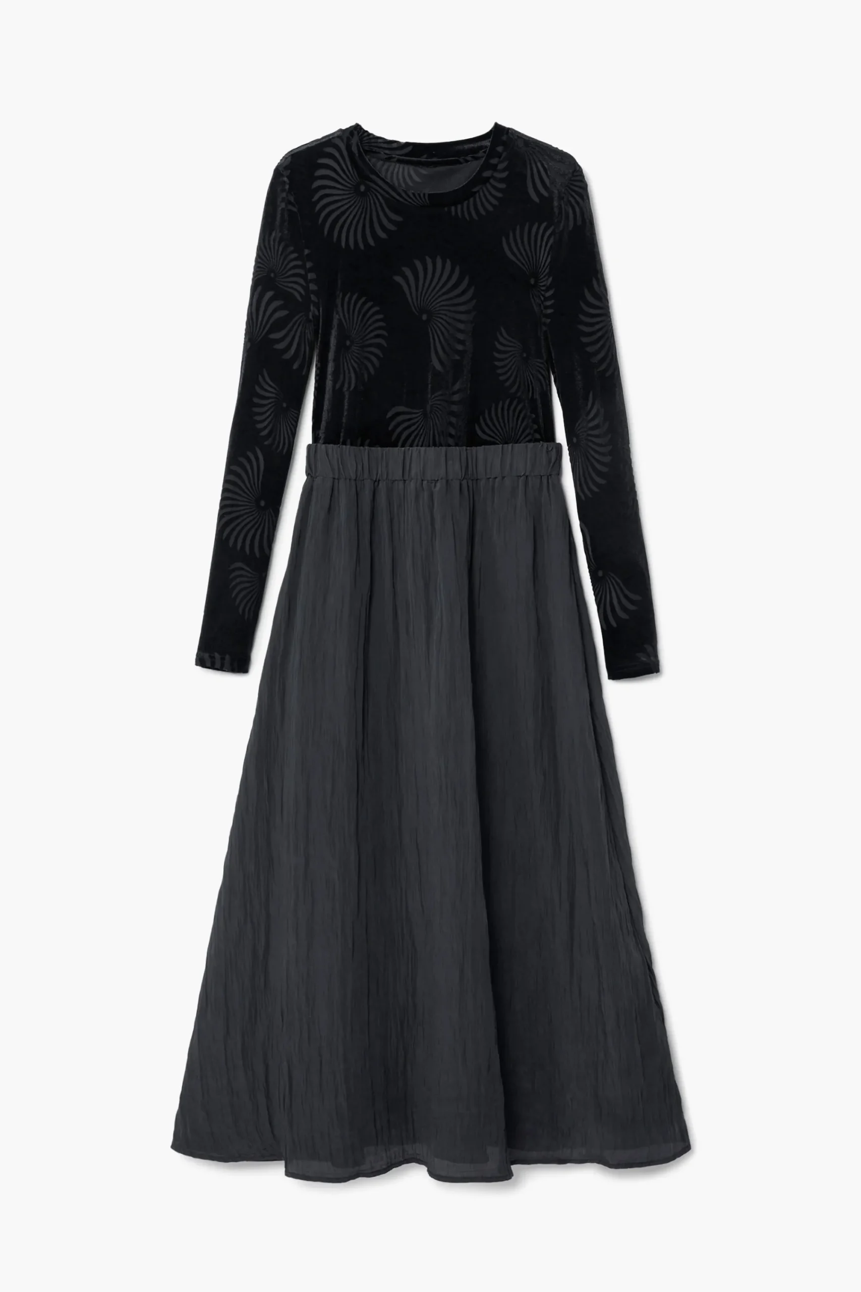Vestidos E Macacões<Desigual Vestido combinado estampado