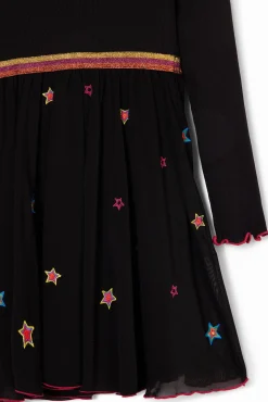 Vestidos<Desigual Vestido combinado estrelas