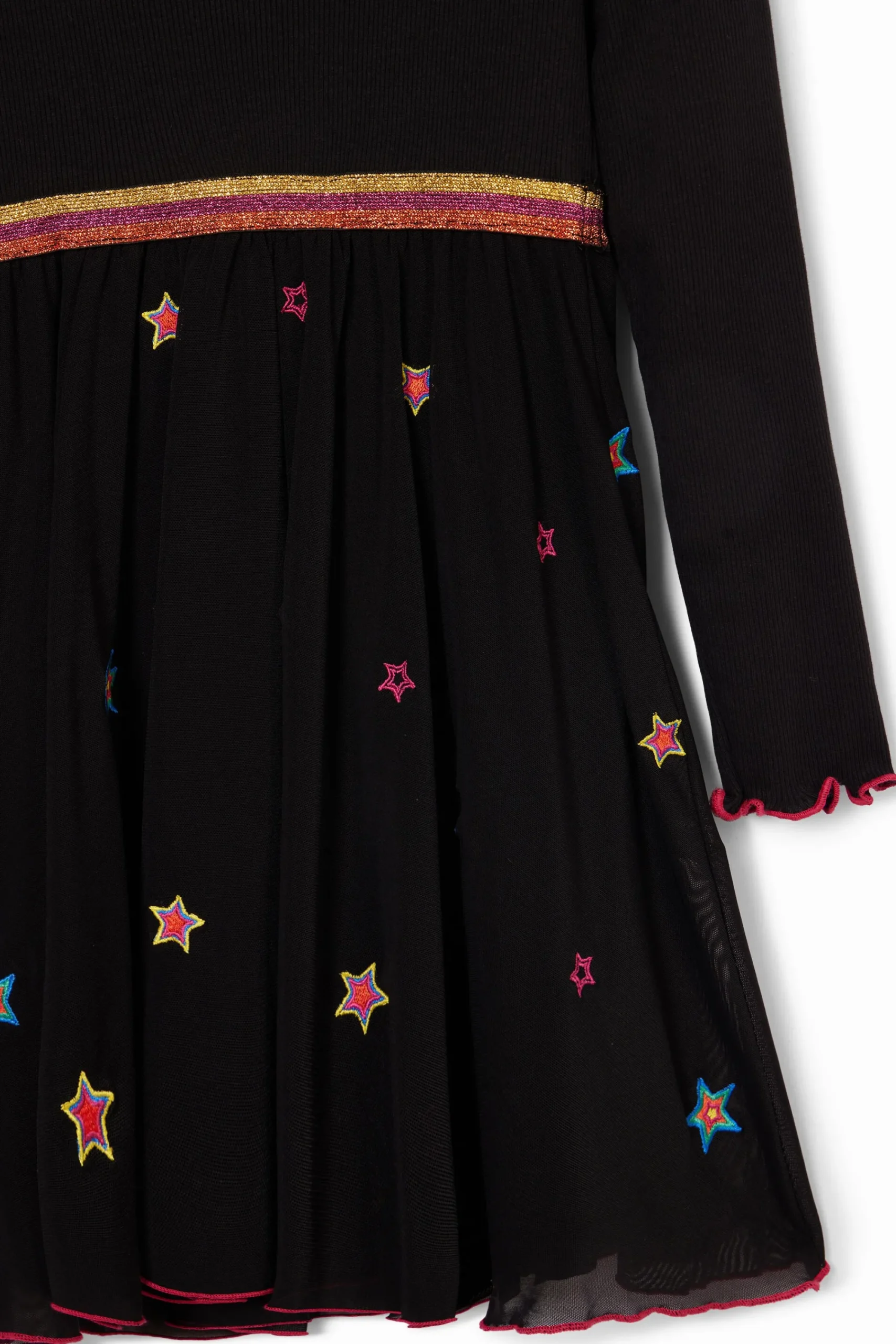 Vestidos<Desigual Vestido combinado estrelas