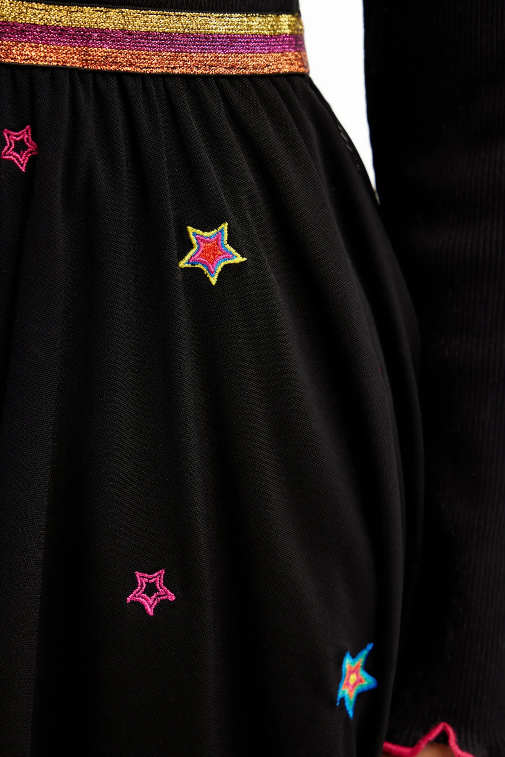 Vestidos<Desigual Vestido combinado estrelas