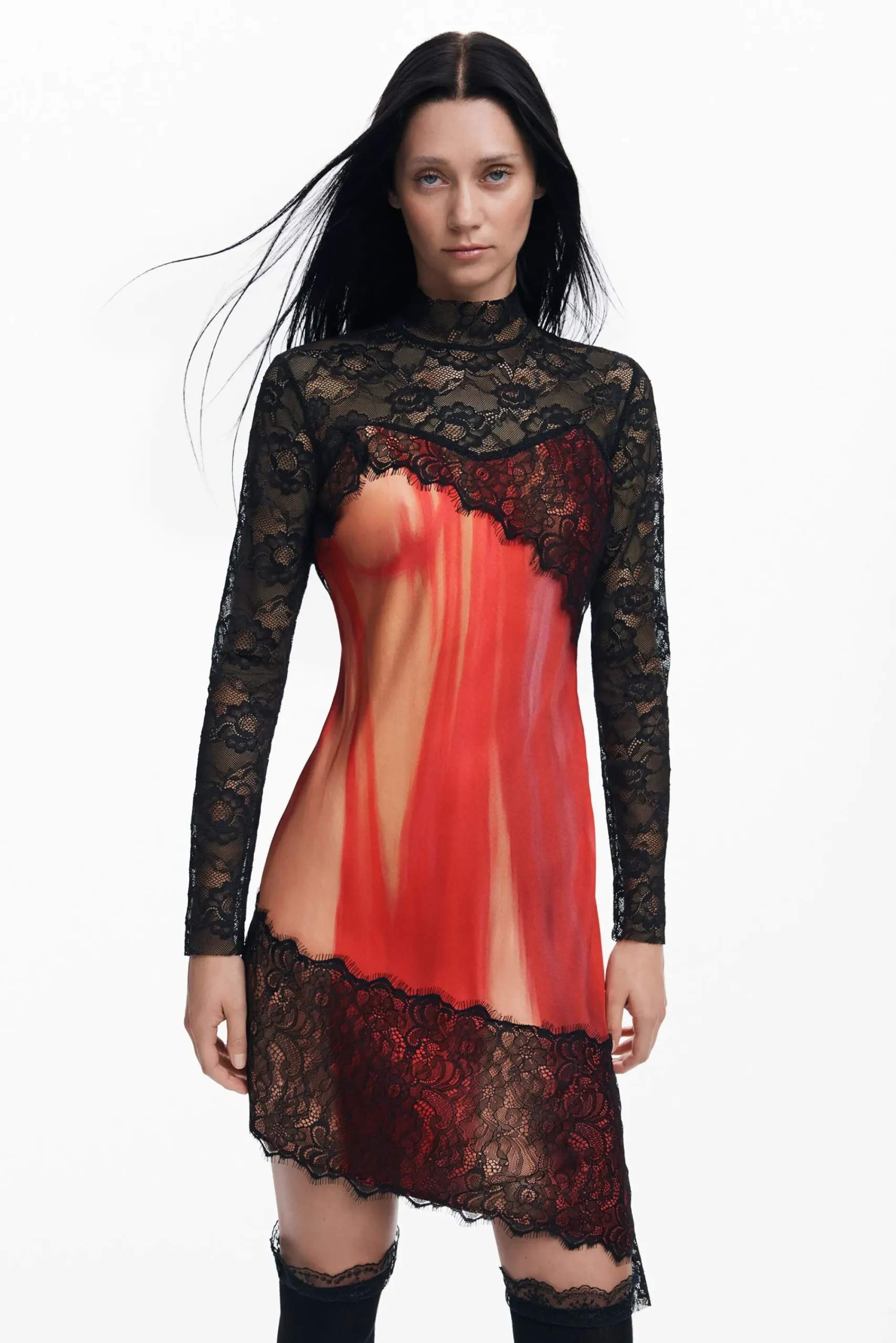 Vestidos E Macacões<Desigual Vestido combinado María Escoté