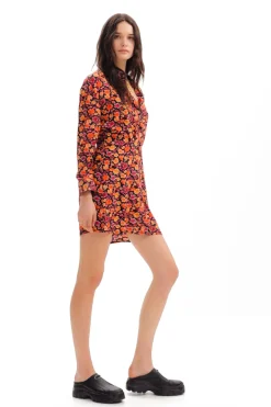 Vestidos E Macacões<Desigual Vestido curto camiseiro flores