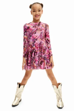 Vestidos<Desigual Vestido curto com asas de borboleta