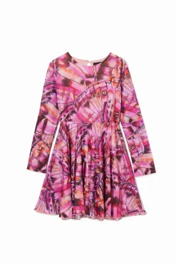 Vestidos<Desigual Vestido curto com asas de borboleta