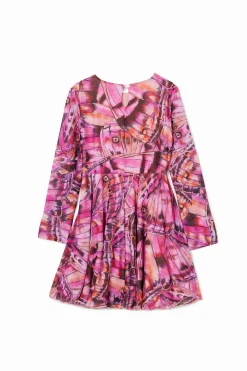 Vestidos<Desigual Vestido curto com asas de borboleta