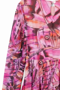 Vestidos<Desigual Vestido curto com asas de borboleta