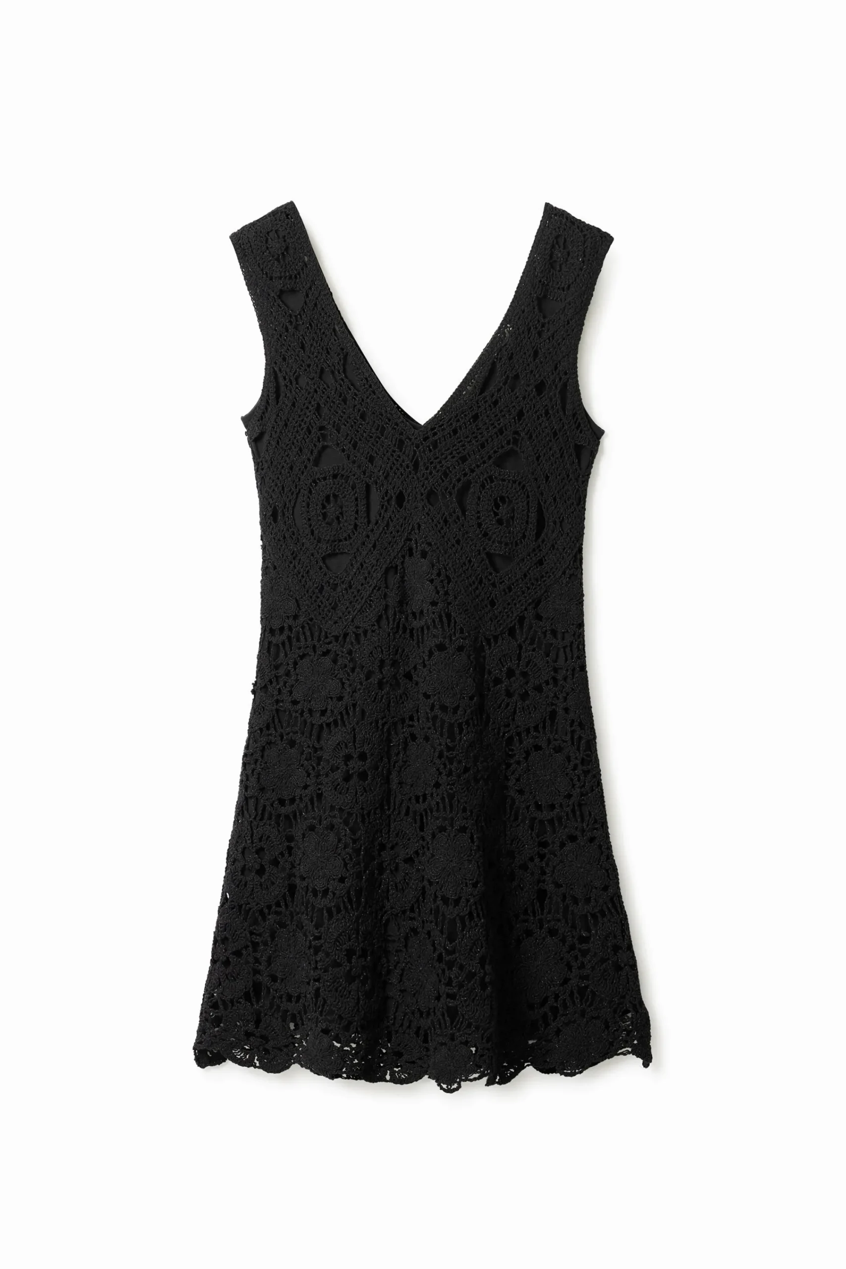 Vestidos E Macacões<Desigual Vestido curto de crochê