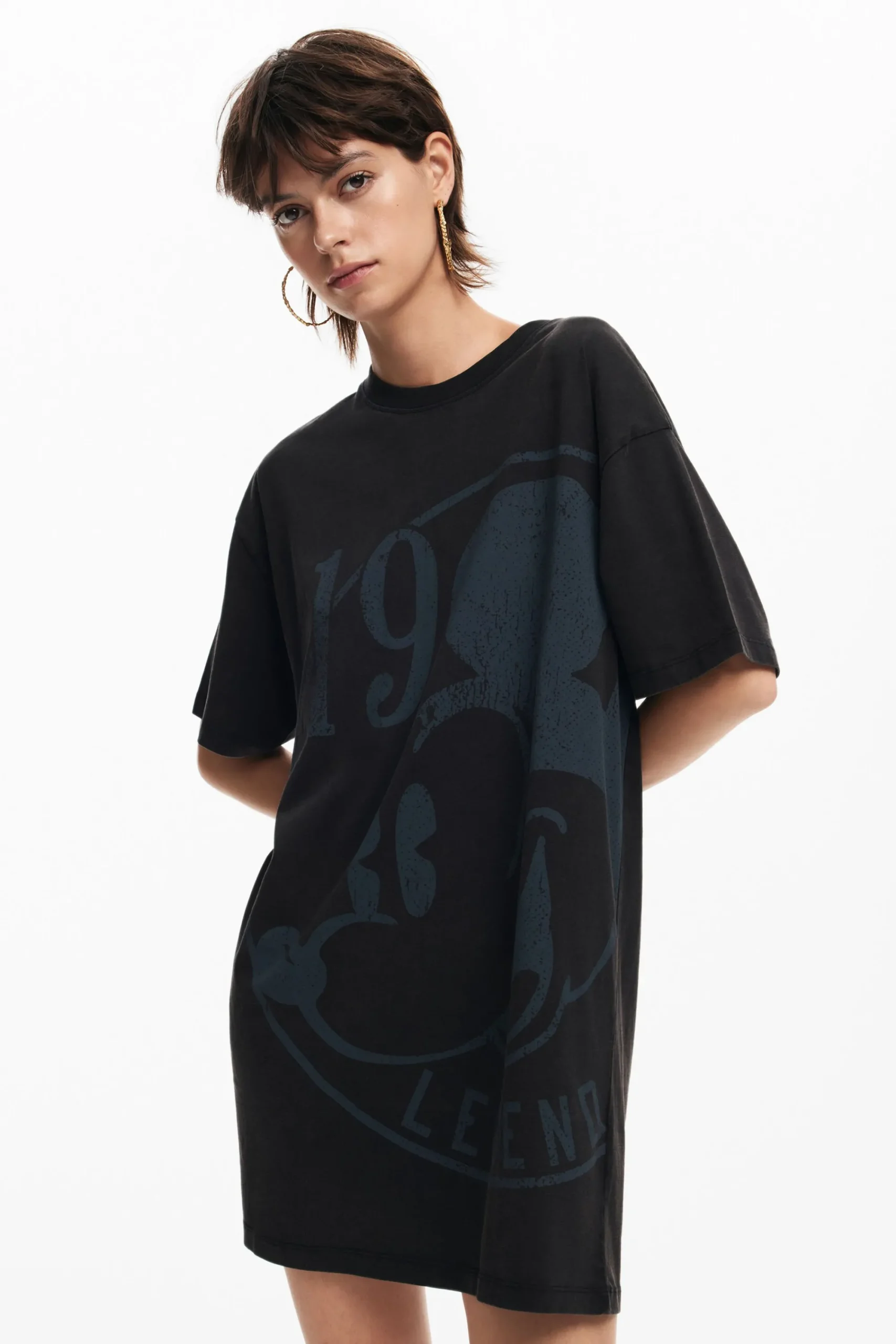 Vestidos E Macacões<Desigual Vestido curto de manga curta Mickey