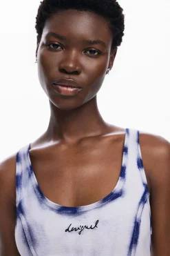 Vestidos E Macacões<Desigual Vestido curto efeito lavado