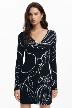 Vestidos E Macacões<Desigual Vestido curto estampado