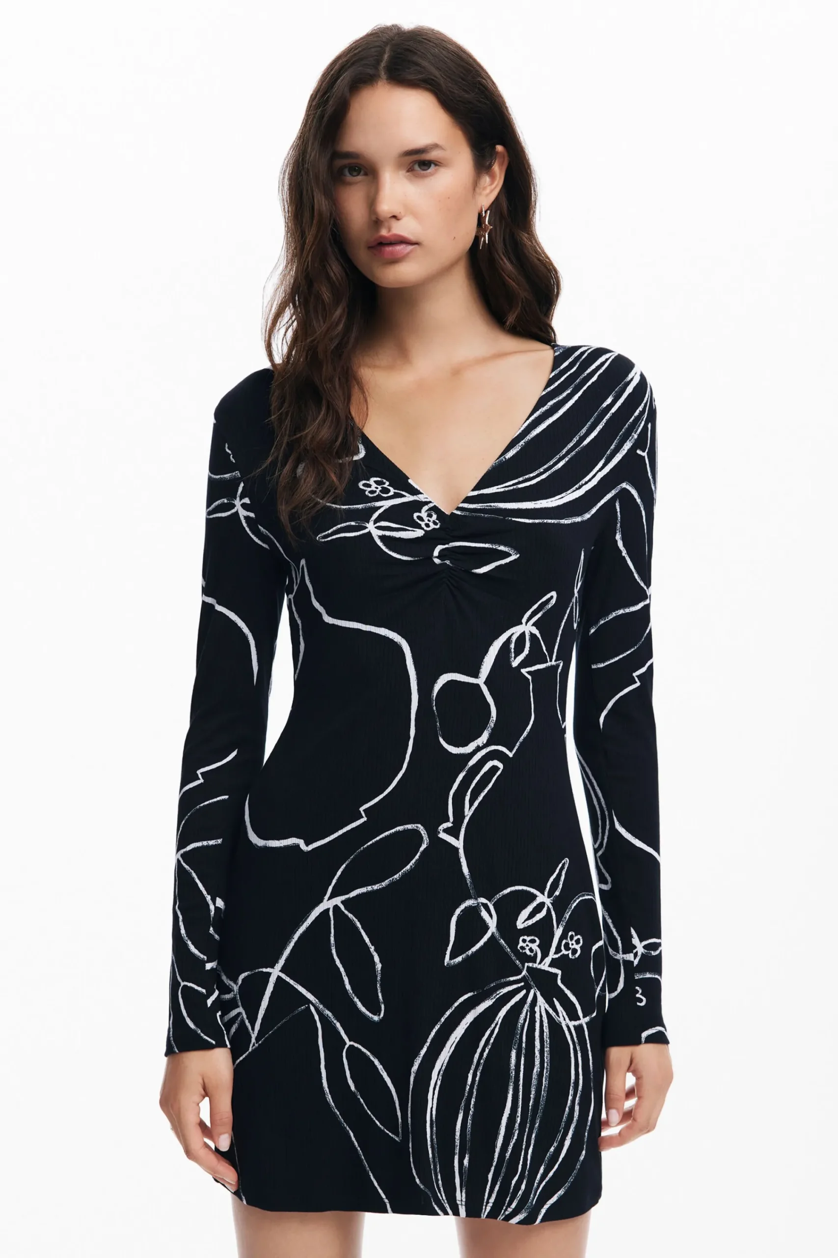Vestidos E Macacões<Desigual Vestido curto estampado