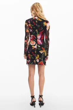 Vestidos E Macacões<Desigual Vestido curto flores