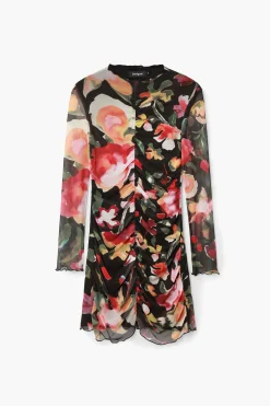 Vestidos E Macacões<Desigual Vestido curto flores