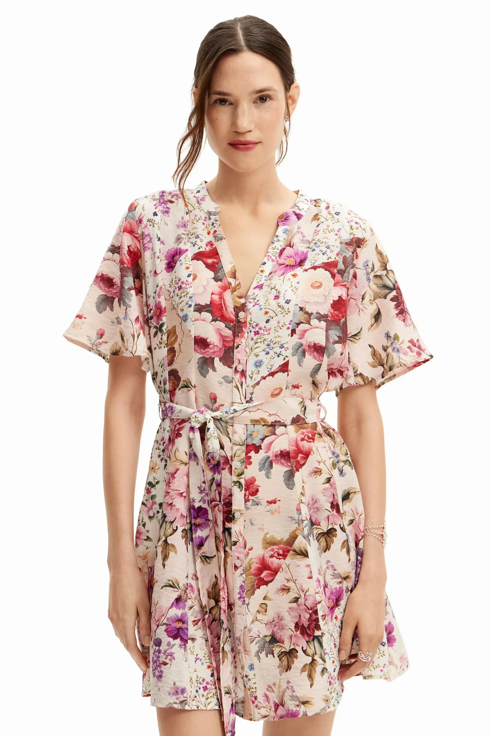 Vestidos E Macacões<Desigual Vestido curto flores