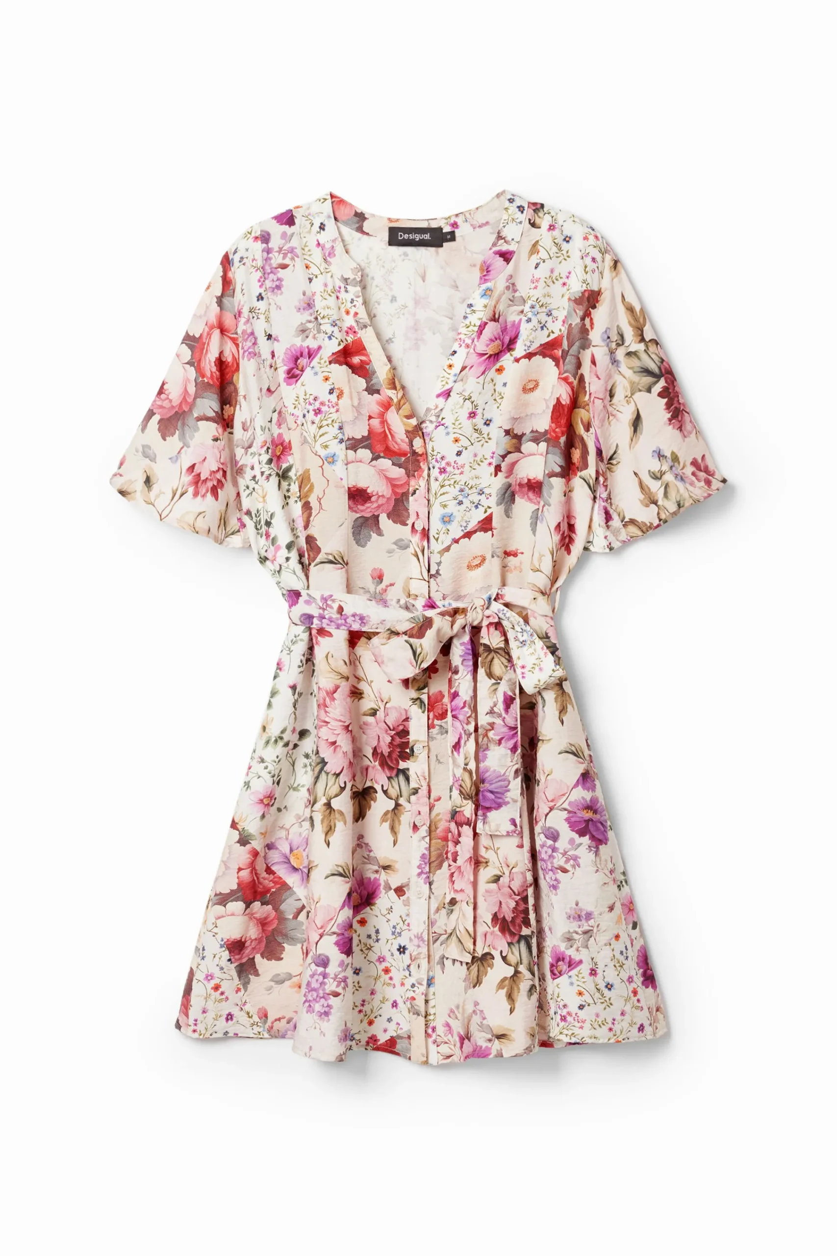 Vestidos E Macacões<Desigual Vestido curto flores