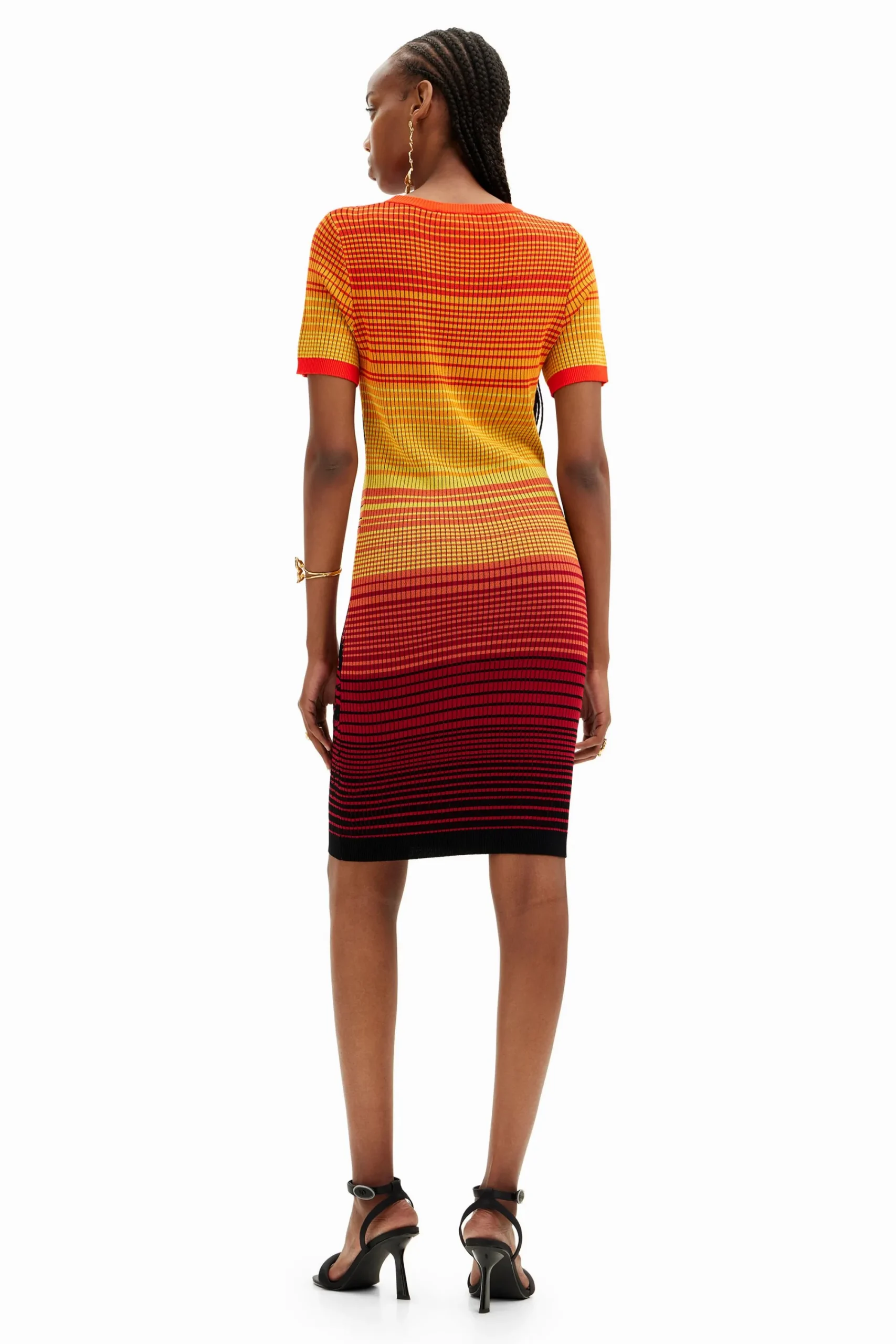 Vestidos E Macacões<Desigual Vestido curto malha palmeiras