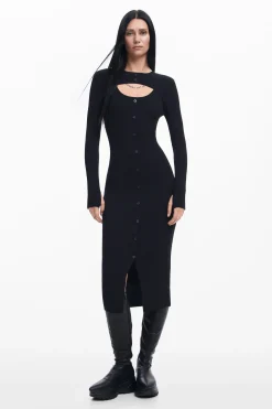 Roupa De Malha|Vestidos E Macacões<Desigual Vestido cutout Maitrepierre