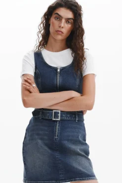 Vestidos E Macacões<Desigual Vestido de denim com cinto