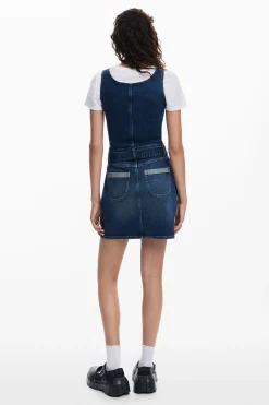 Vestidos E Macacões<Desigual Vestido de denim com cinto