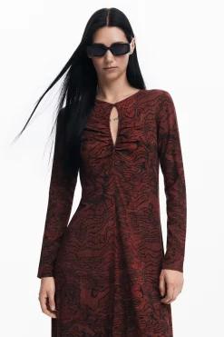 Vestidos E Macacões<Desigual Vestido de linhas assimétricas