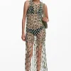 Vestidos E Macacões<Desigual Vestido de malha efeito rede