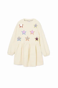 Vestidos<Desigual Vestido de moletom com estrelas