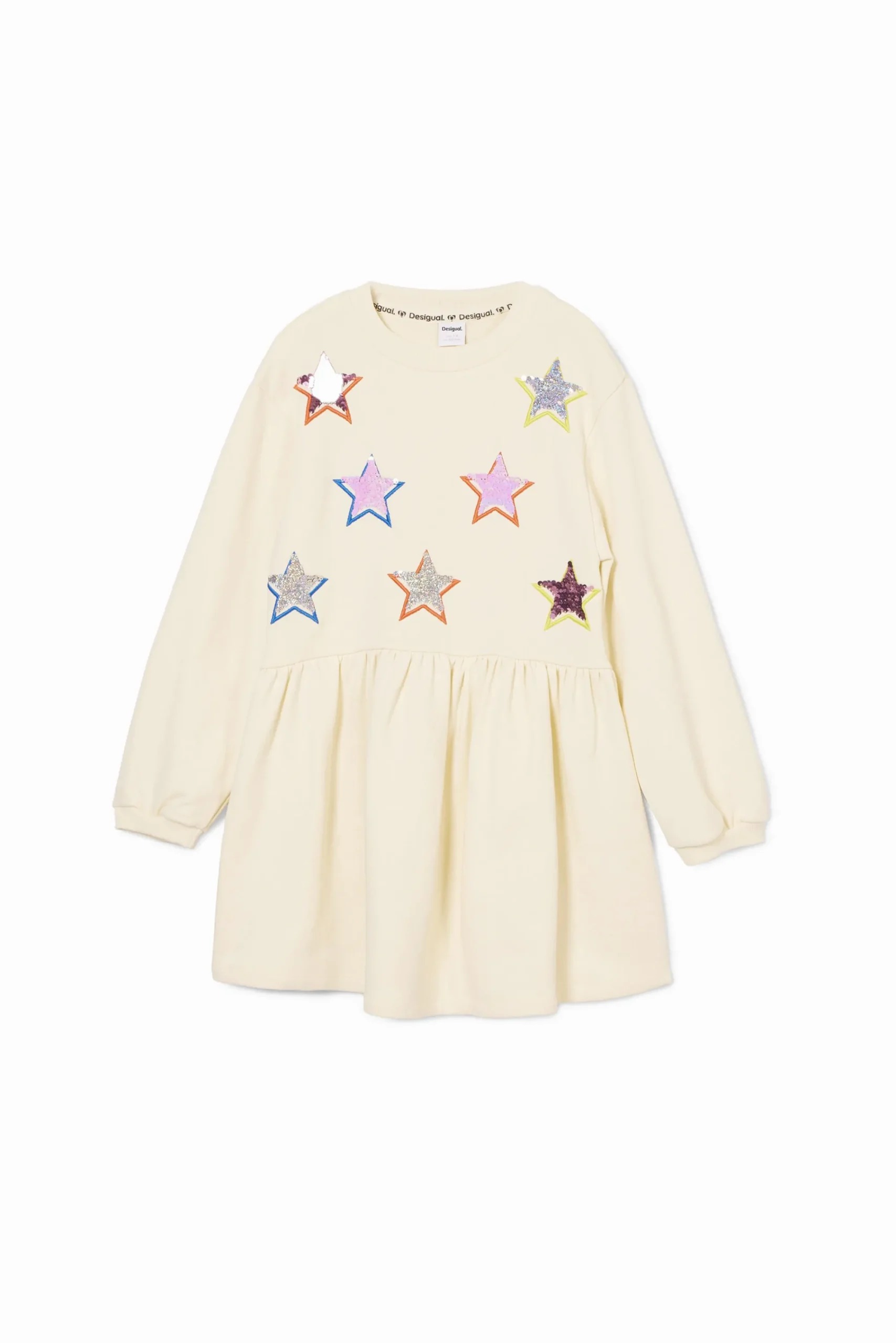 Vestidos<Desigual Vestido de moletom com estrelas