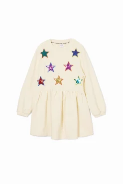 Vestidos<Desigual Vestido de moletom com estrelas