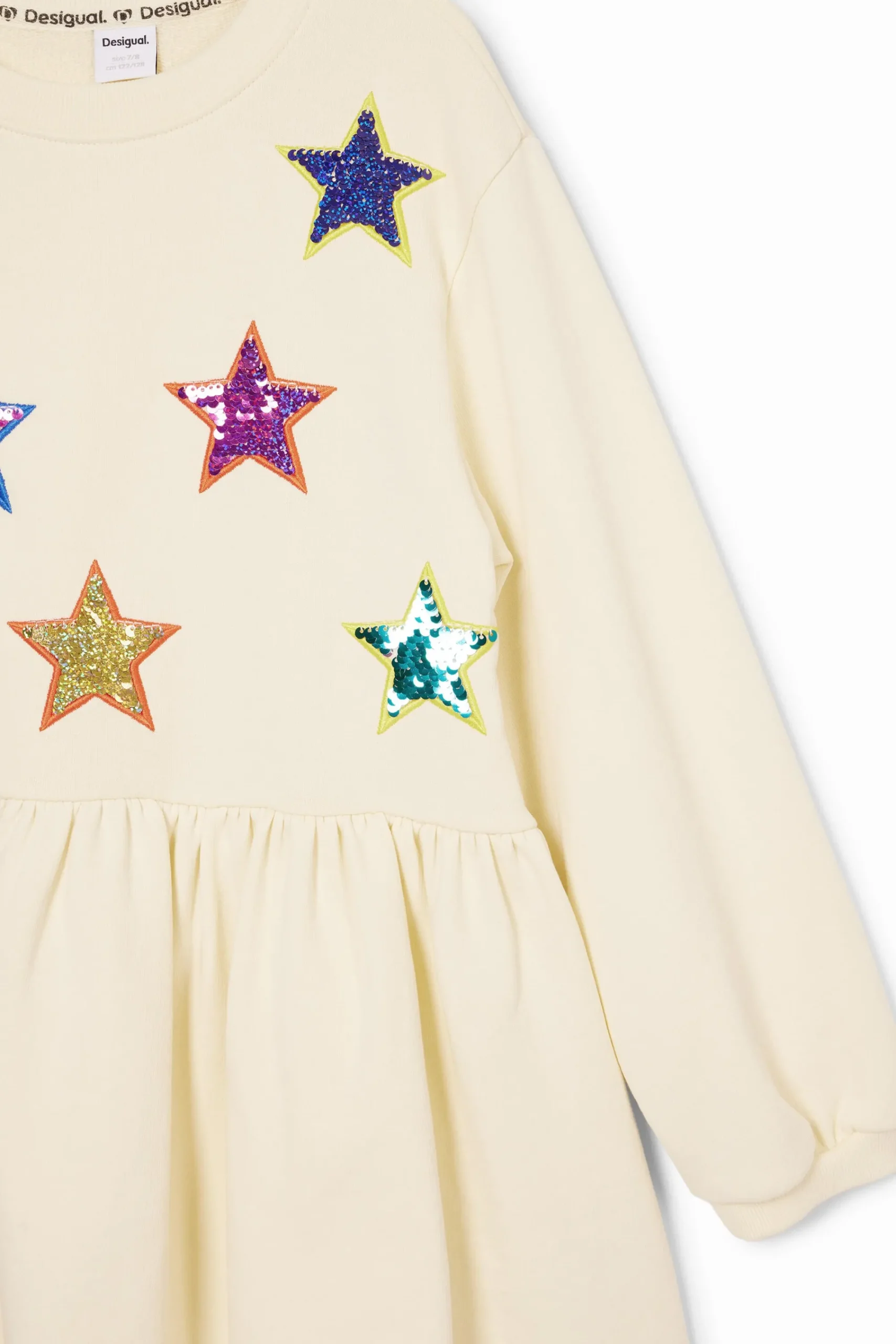 Vestidos<Desigual Vestido de moletom com estrelas