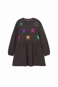 Vestidos<Desigual Vestido de moletom com estrelas