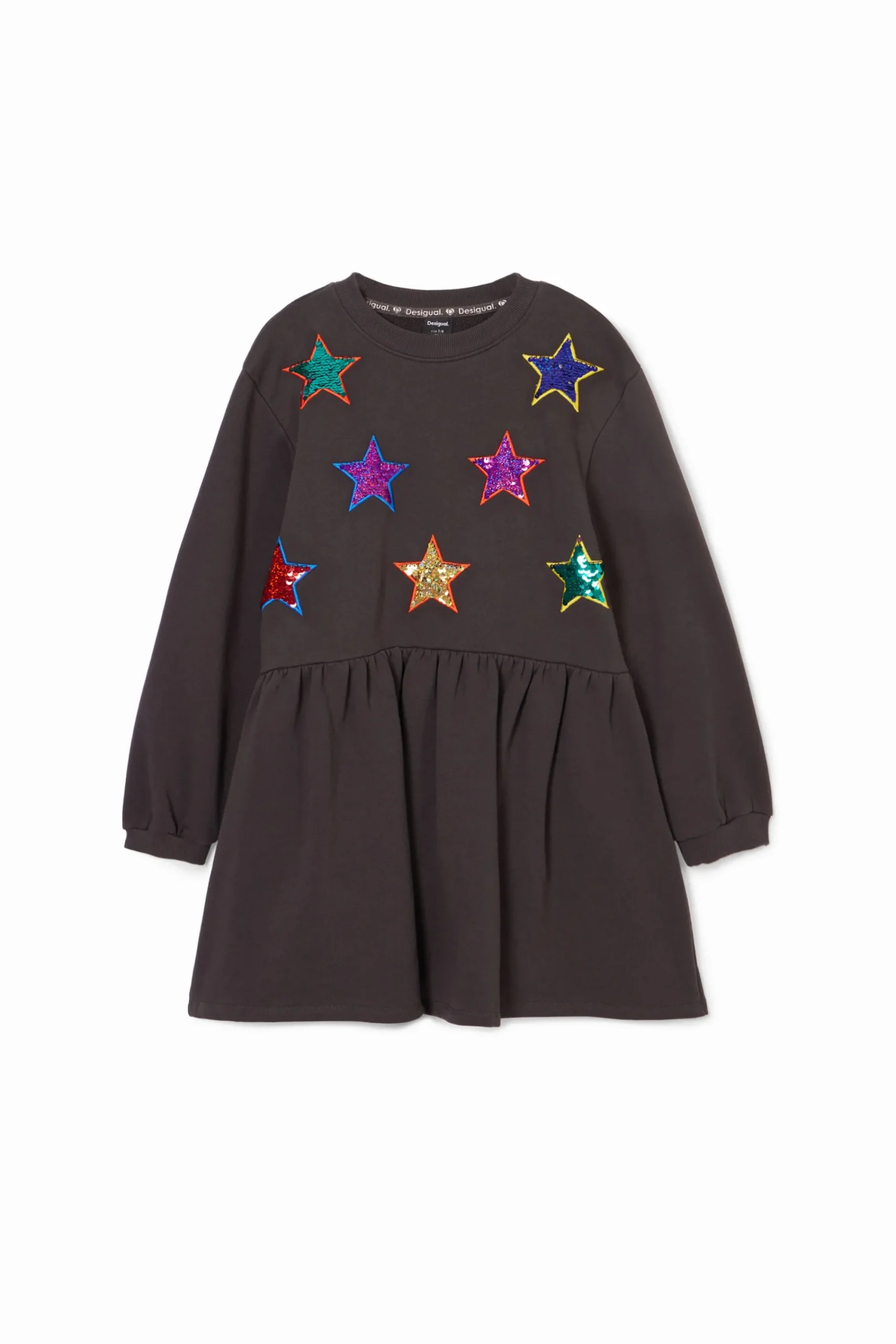 Vestidos<Desigual Vestido de moletom com estrelas