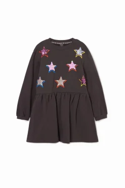 Vestidos<Desigual Vestido de moletom com estrelas
