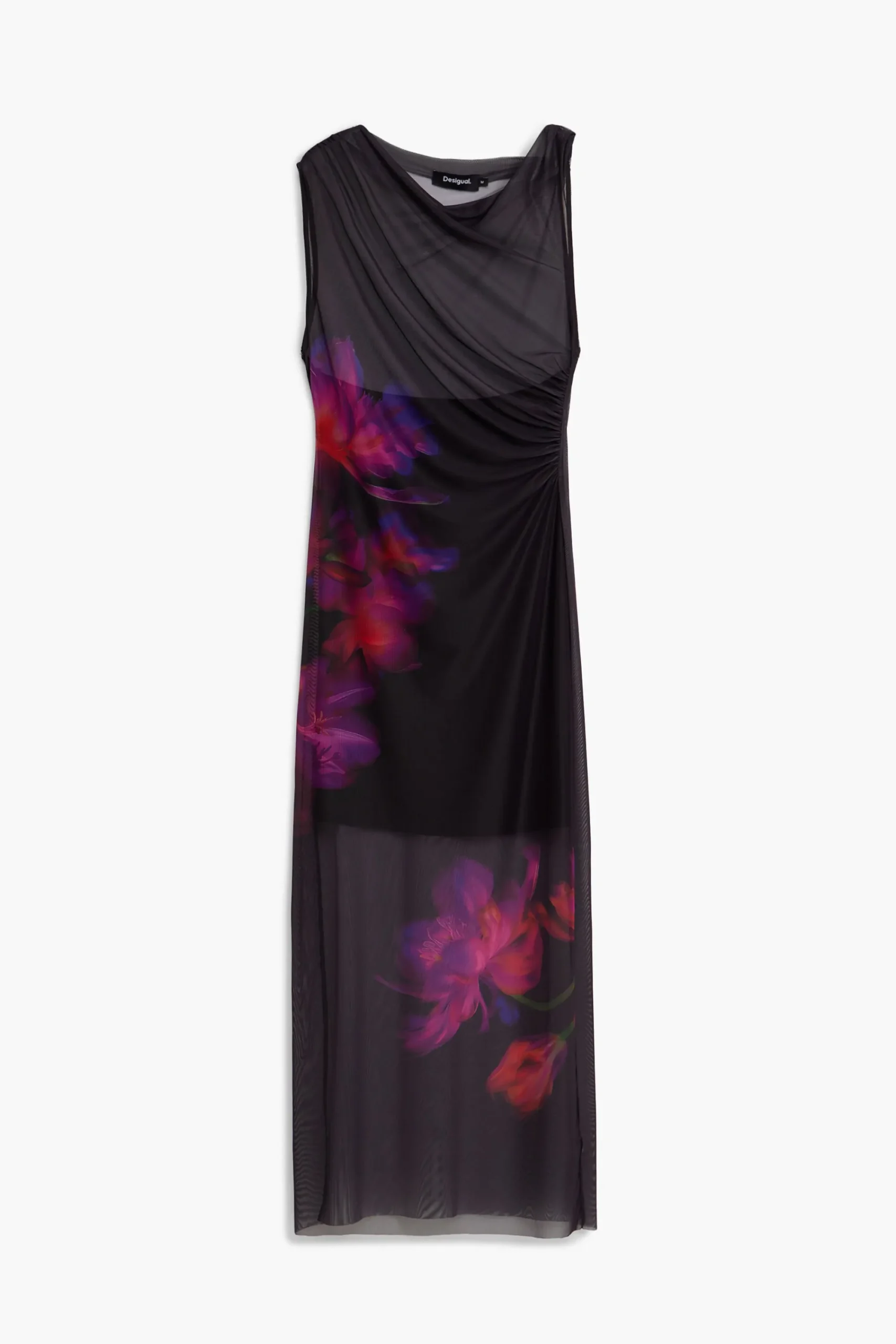 Vestidos E Macacões<Desigual Vestido de tul com flores