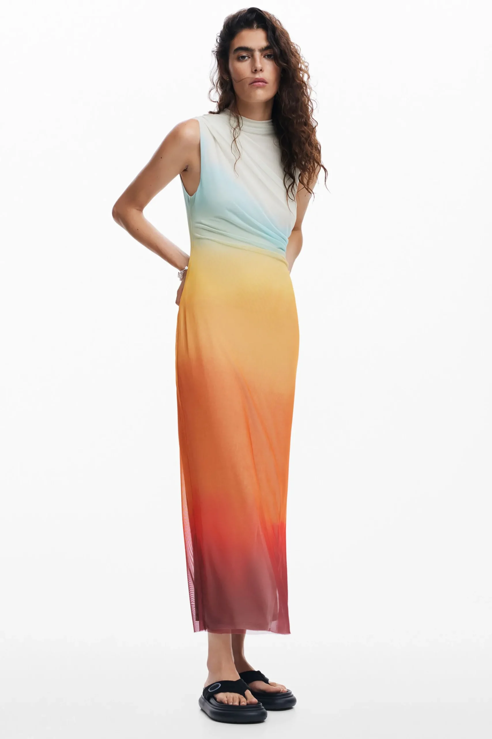 Vestidos E Macacões<Desigual Vestido de tul degradado