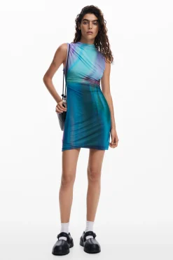 Vestidos E Macacões<Desigual Vestido de tul efeito difuminado