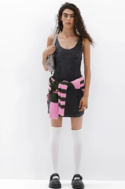 Vestidos E Macacões<Desigual Vestido denim com efeito lavado