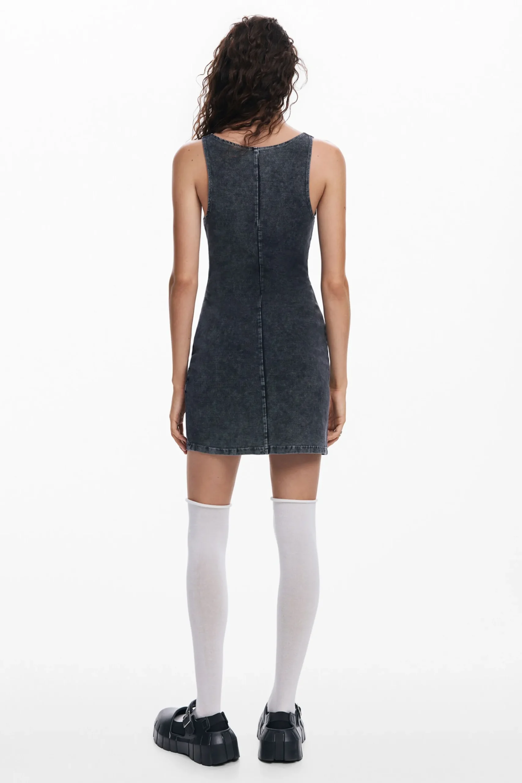 Vestidos E Macacões<Desigual Vestido denim com efeito lavado