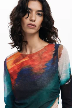 Vestidos E Macacões<Desigual Vestido estampado