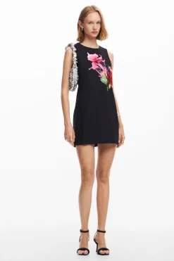 Vestidos E Macacões<Desigual Vestido estampado floral