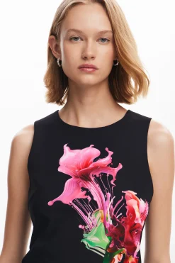 Vestidos E Macacões<Desigual Vestido estampado floral