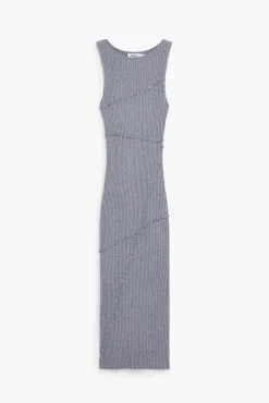 Roupa De Malha|Vestidos E Macacões<Desigual Vestido longo canelado