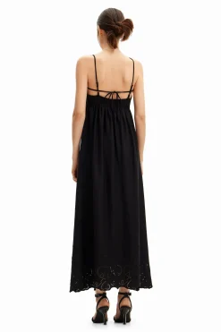 Vestidos E Macacões<Desigual Vestido longo de renda