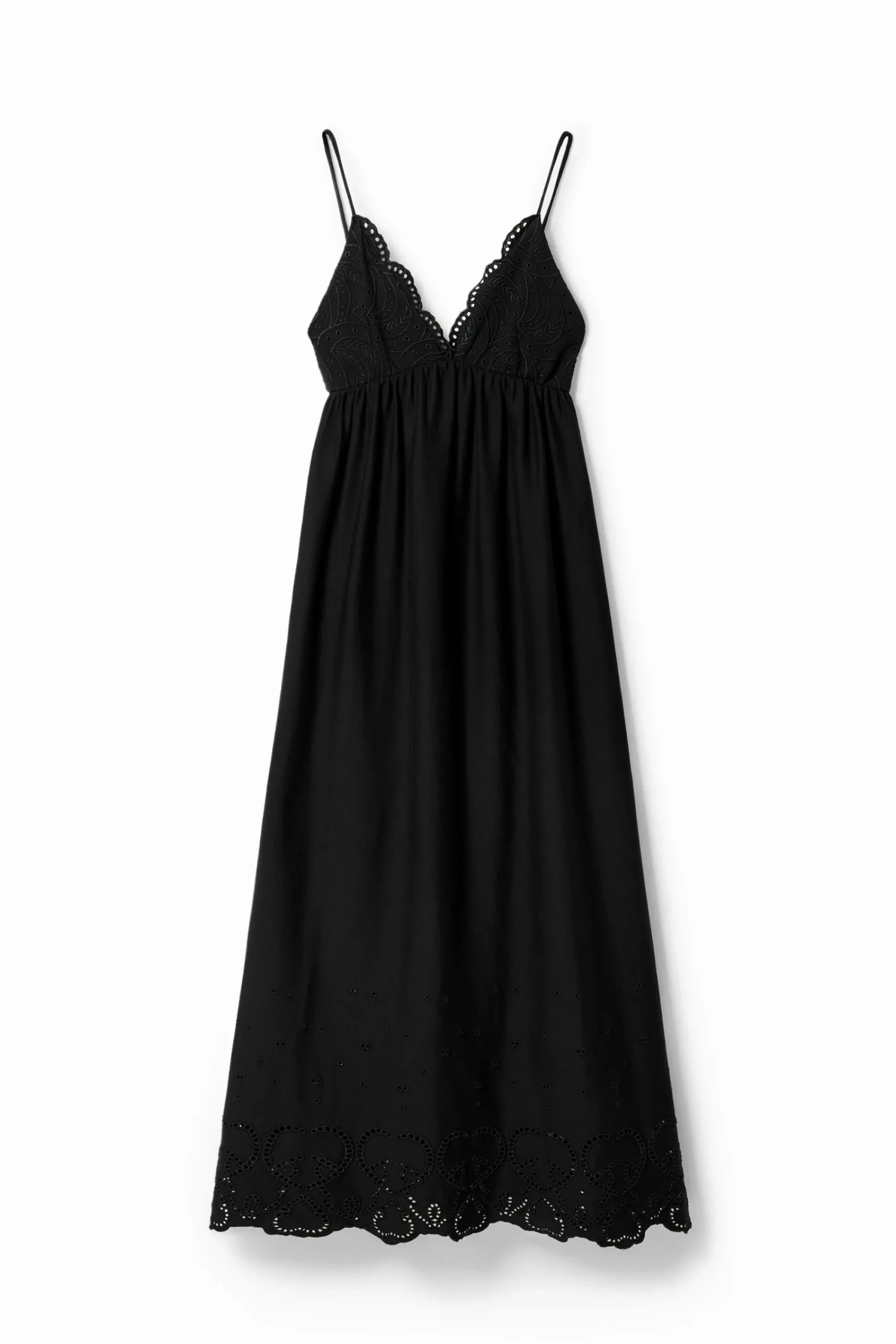 Vestidos E Macacões<Desigual Vestido longo de renda