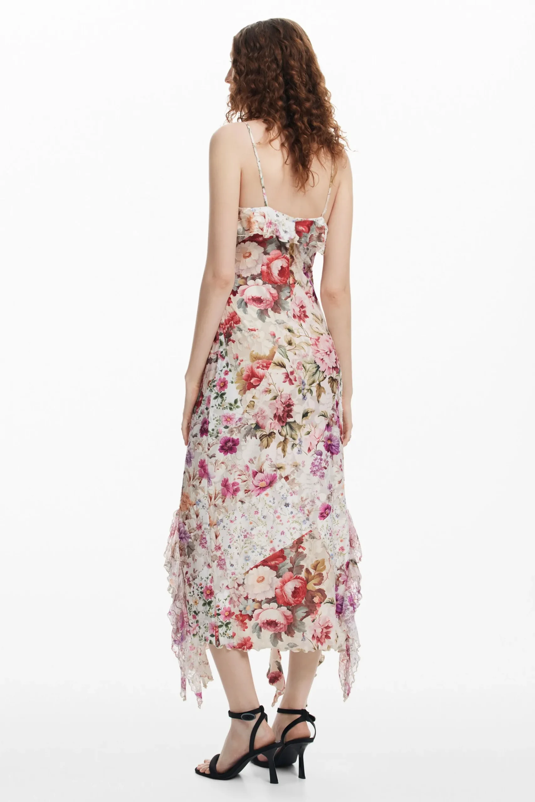 Vestidos E Macacões<Desigual Vestido longo flores