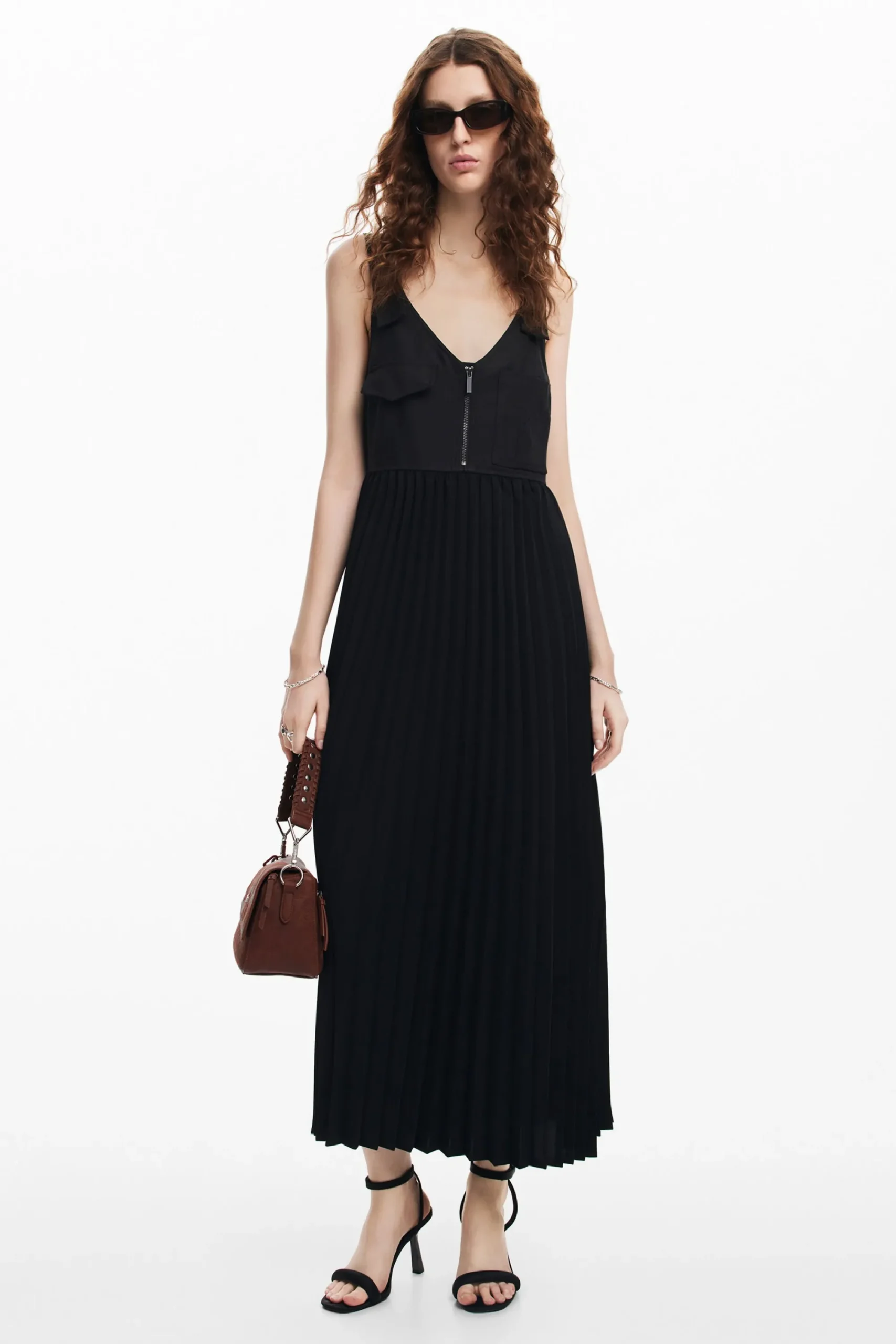 Vestidos E Macacões<Desigual Vestido longo híbrido