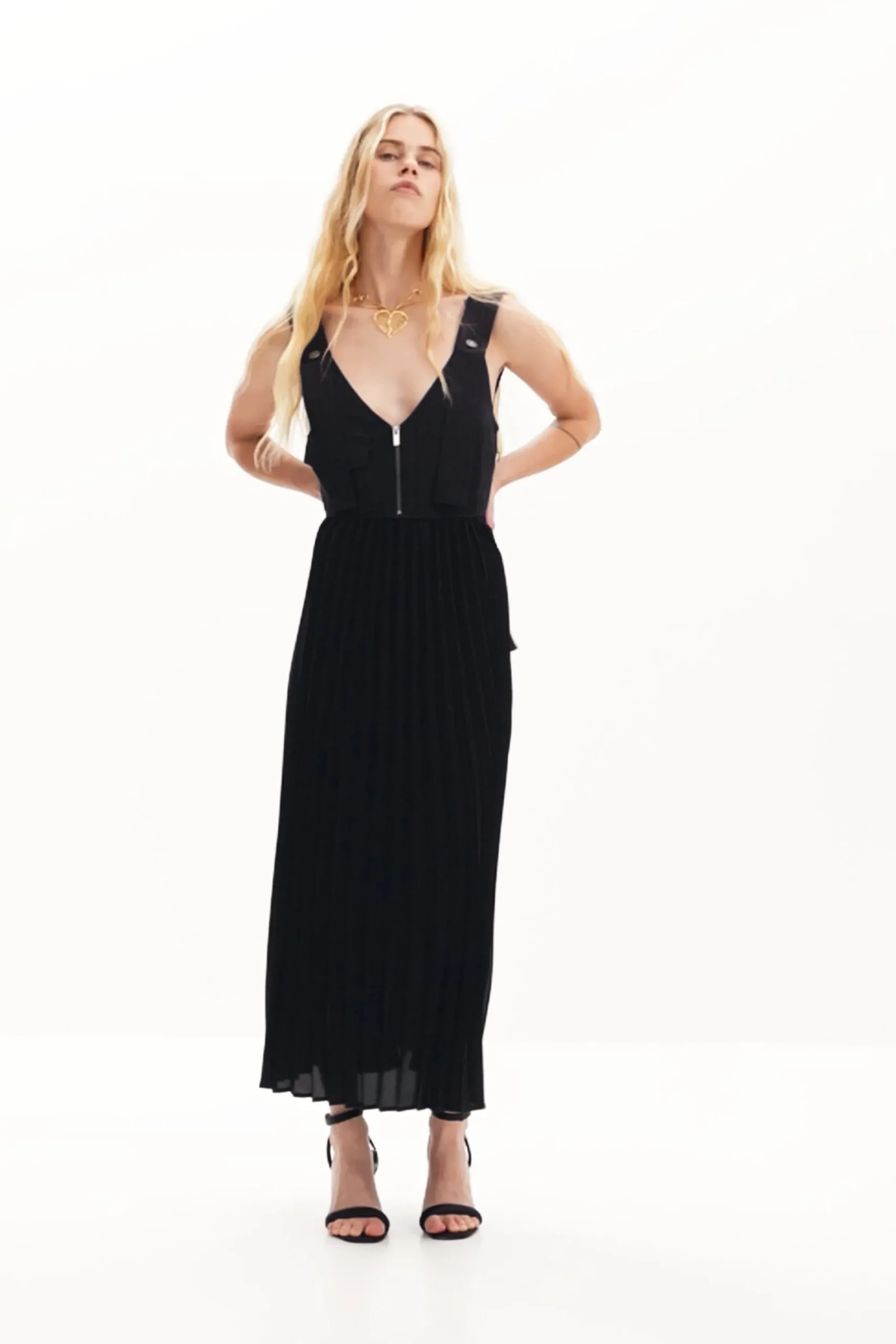 Vestidos E Macacões<Desigual Vestido longo híbrido