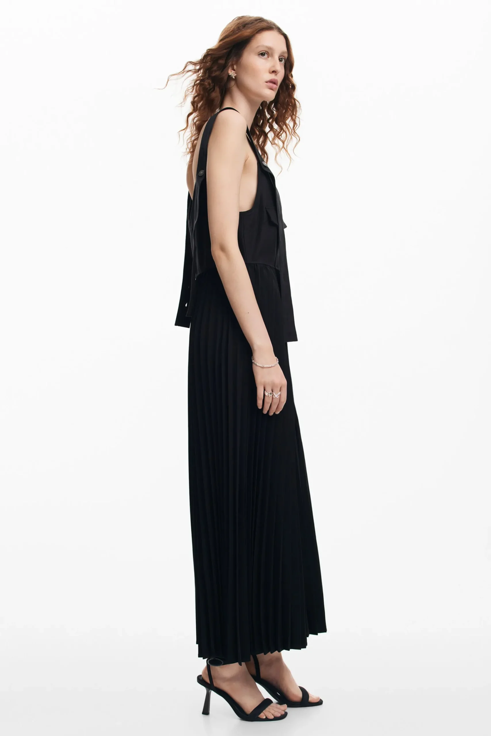 Vestidos E Macacões<Desigual Vestido longo híbrido